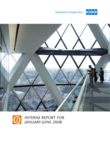 Vorschaubild KONE Halbjahresbericht 2008-h1