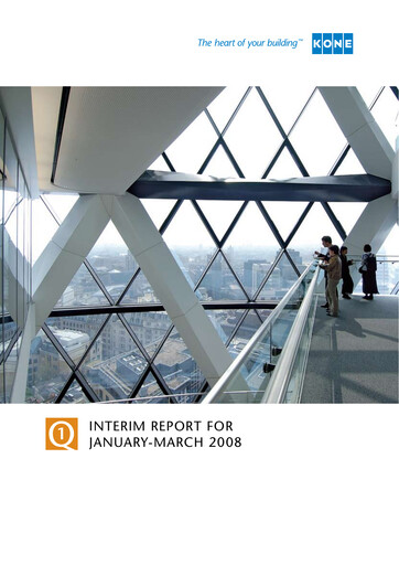 Vorschaubild KONE Quartalsbericht 2008-q1