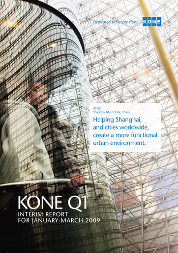 Vorschaubild KONE Quartalsbericht 2009-q1