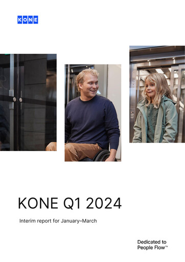 Vorschaubild KONE Quartalsbericht 2024-q1