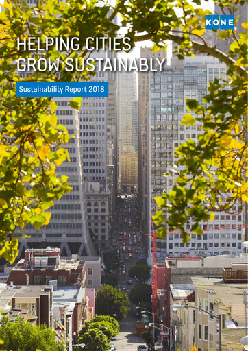 Thumbnail KONE Sustainability Report 2018