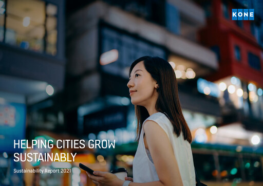 Thumbnail KONE Sustainability Report 2021