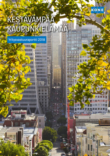 Thumbnail KONE Sustainability Report 2018