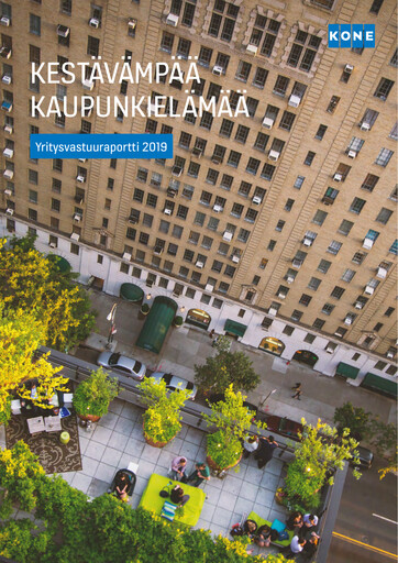 Thumbnail KONE Sustainability Report 2019