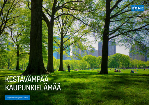 Thumbnail KONE Sustainability Report 2020