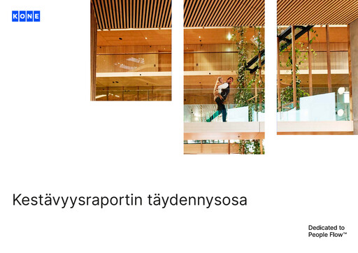 Thumbnail KONE Sustainability Report 2024