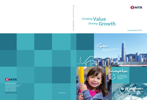 Thumbnail MTR Corporation
 Annual Report 2013