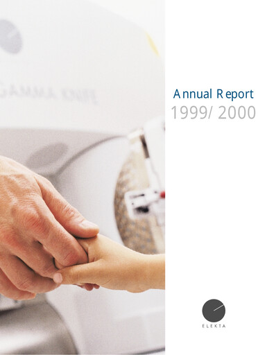 Thumbnail Elekta AB Annual Report 1999-2000