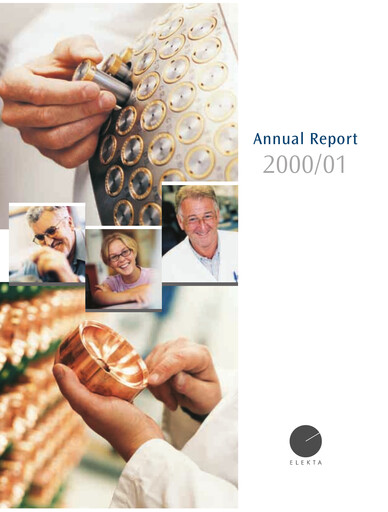 Thumbnail Elekta AB Annual Report 2000-2001