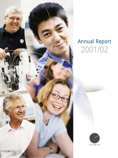 Thumbnail Elekta AB Annual Report 2001-2002