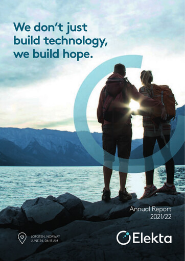 Thumbnail Elekta AB Annual Report 2021-2022
