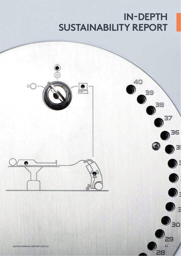 Thumbnail Elekta AB Sustainability Report 2021-2022