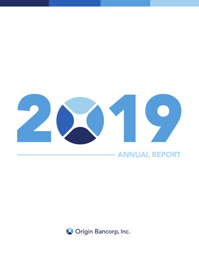 Thumbnail Origin Bancorp Annual Report 2019