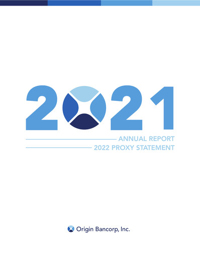 Thumbnail Origin Bancorp Annual Report 2021