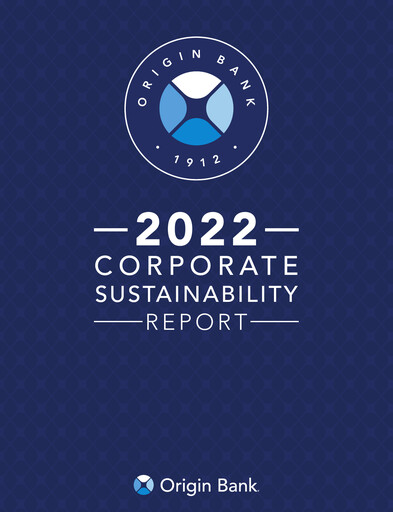 Thumbnail Origin Bancorp Sustainability Report 2022