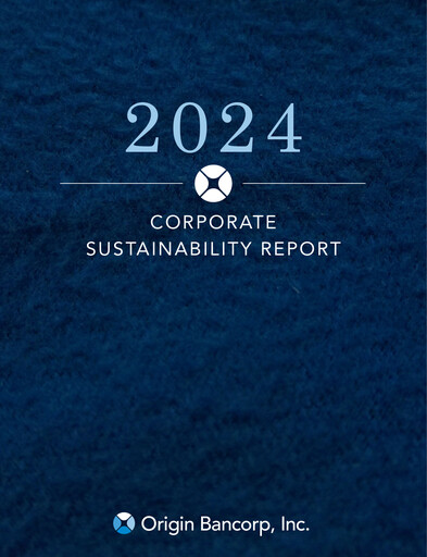 Thumbnail Origin Bancorp Sustainability Report 2024