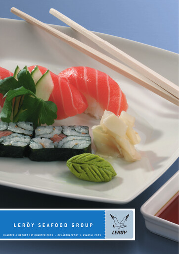 Miniature Leroy Seafood Rapport trimestriel 2003-q1