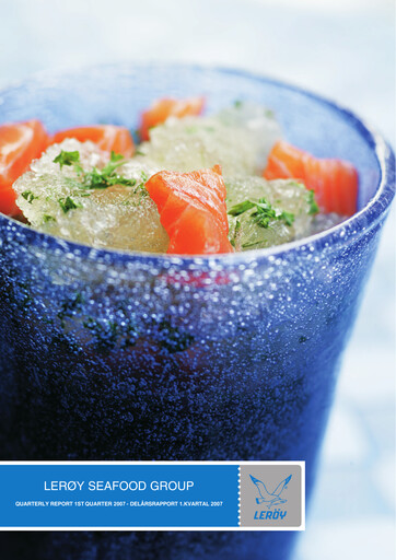 Miniature Leroy Seafood Rapport trimestriel 2007-q1