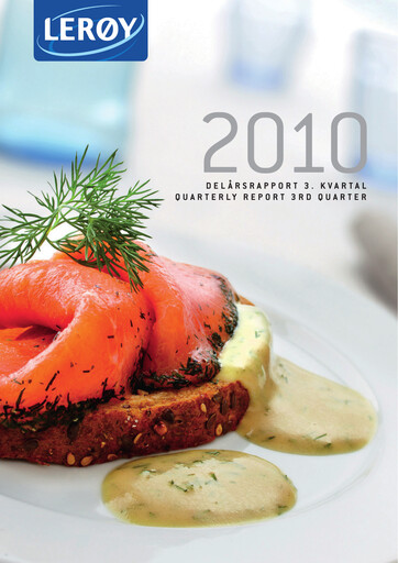 Miniature Leroy Seafood Rapport trimestriel 2010-q3