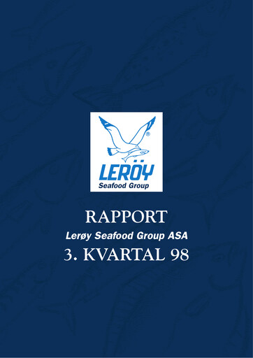 Miniature Leroy Seafood Rapport trimestriel 1998-q3
