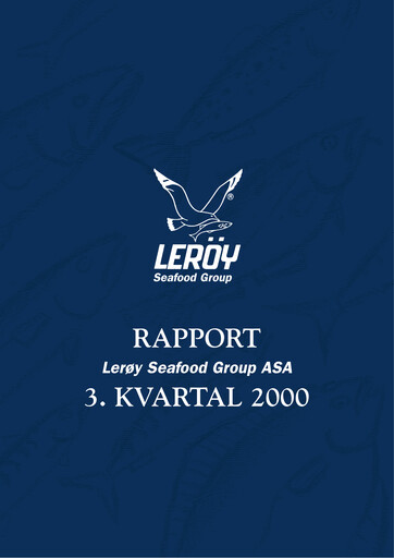 Miniature Leroy Seafood Rapport trimestriel 2000-q3