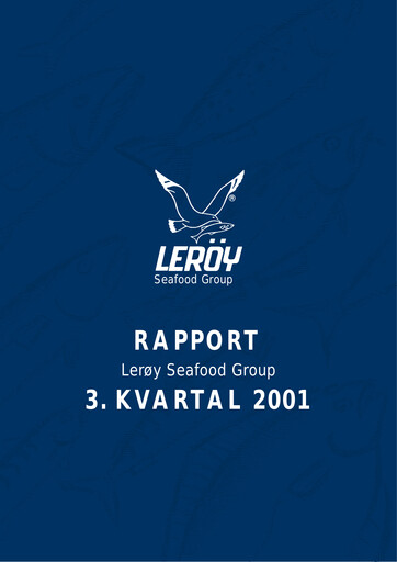 Miniature Leroy Seafood Rapport trimestriel 2001-q3