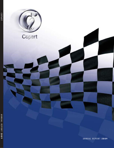 Thumbnail Copart
 Annual Report 2009