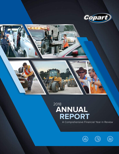 Thumbnail Copart
 Annual Report 2018
