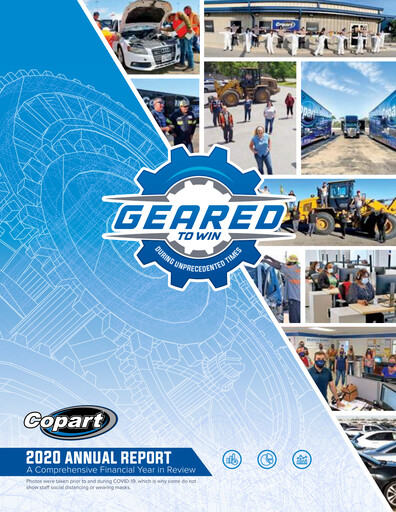 Thumbnail Copart
 Annual Report 2020