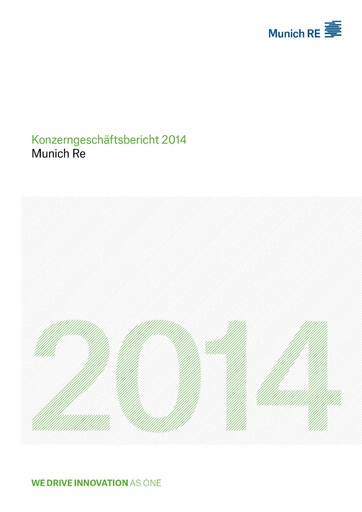 Vorschaubild Munich RE (Münchener Rück) Jahresbericht 2014