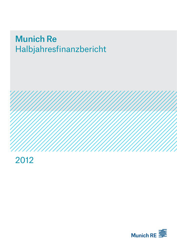 Thumbnail Munich RE (Münchener Rück) Half-year Report 2012-h1