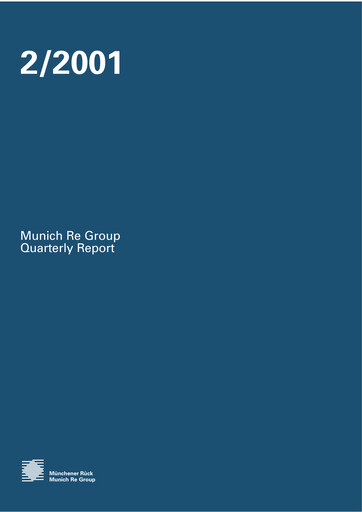 Thumbnail Munich RE (Münchener Rück) Half-year Report 2001-h1