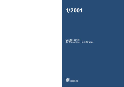 Thumbnail Munich RE (Münchener Rück) Quarterly Report 2001-q1