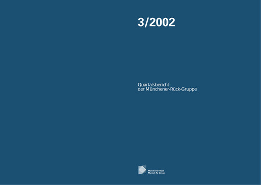 Thumbnail Munich RE (Münchener Rück) Quarterly Report 2002-q3