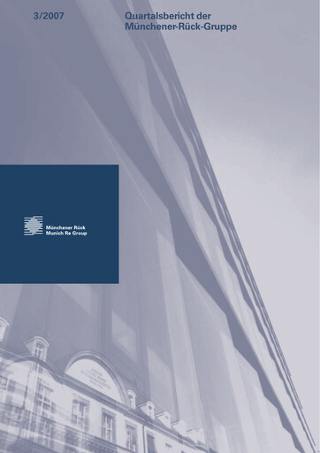 Thumbnail Munich RE (Münchener Rück) Quarterly Report 2007-q3