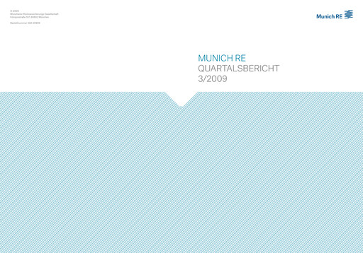 Thumbnail Munich RE (Münchener Rück) Quarterly Report 2009-q3