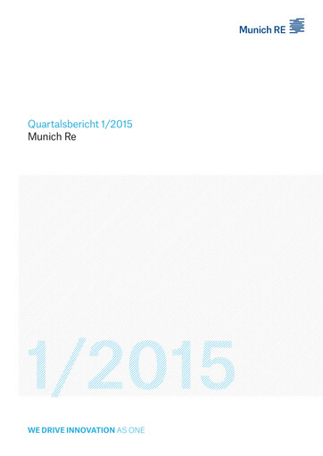 Thumbnail Munich RE (Münchener Rück) Quarterly Report 2015-q1