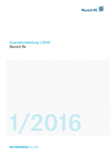 Thumbnail Munich RE (Münchener Rück) Quarterly Report 2016-q1