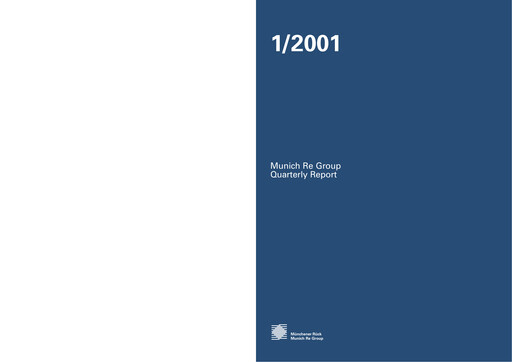 Thumbnail Munich RE (Münchener Rück) Quarterly Report 2001-q1