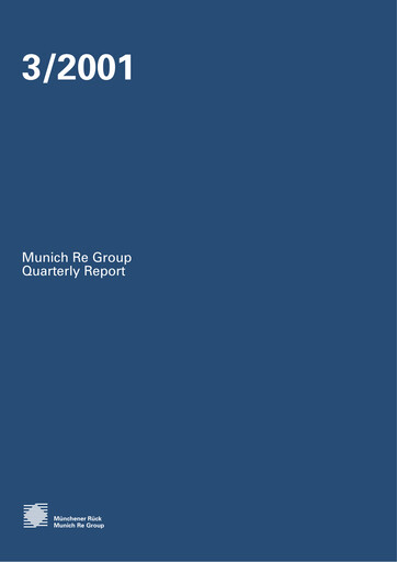 Thumbnail Munich RE (Münchener Rück) Quarterly Report 2001-q3