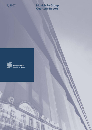 Thumbnail Munich RE (Münchener Rück) Quarterly Report 2007-q1