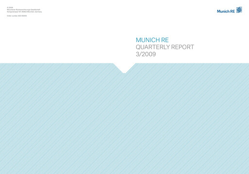 Thumbnail Munich RE (Münchener Rück) Quarterly Report 2009-q3