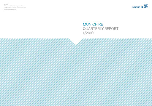 Thumbnail Munich RE (Münchener Rück) Quarterly Report 2010-q1