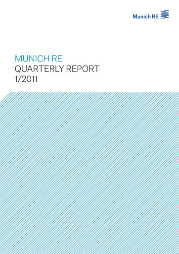 Thumbnail Munich RE (Münchener Rück) Quarterly Report 2011-q1