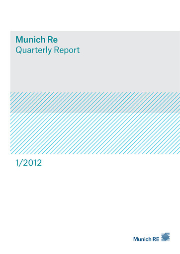 Thumbnail Munich RE (Münchener Rück) Quarterly Report 2012-q1