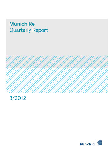 Thumbnail Munich RE (Münchener Rück) Quarterly Report 2012-q3