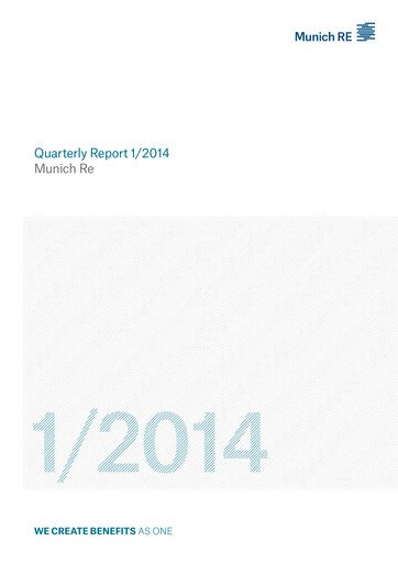 Thumbnail Munich RE (Münchener Rück) Quarterly Report 2014-q1