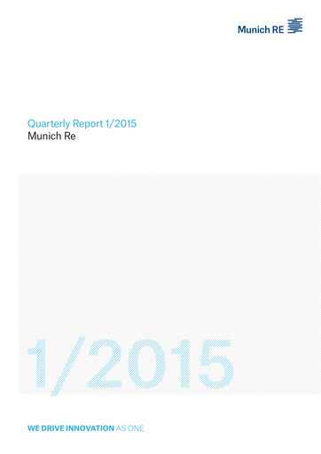 Thumbnail Munich RE (Münchener Rück) Quarterly Report 2015-q1