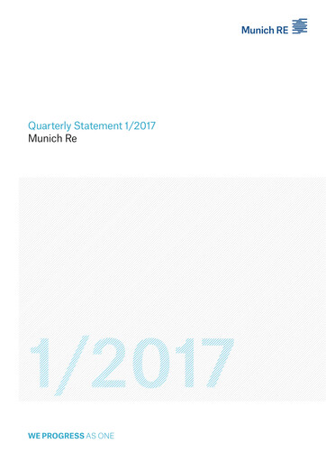 Thumbnail Munich RE (Münchener Rück) Quarterly Report 2017-q1