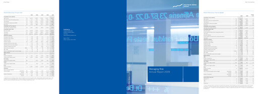 Miniature Deutsche Börse Rapport annuel 2009